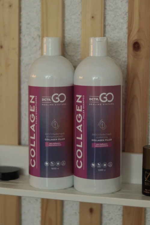 Dctr.Go. Набор для волос шампунь и кондиционер с коллагеном 1000 мл+1000 мл в Рязани