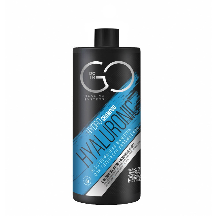 Шампунь для сухих, ломких и поврежденных волос Hudro Hyaluronic Dctr.Go 1000 мл в Рязани