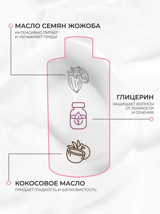 OLJE Кондиционер  глубокое увлажнение для любого типа волос, 450 мл в Рязани