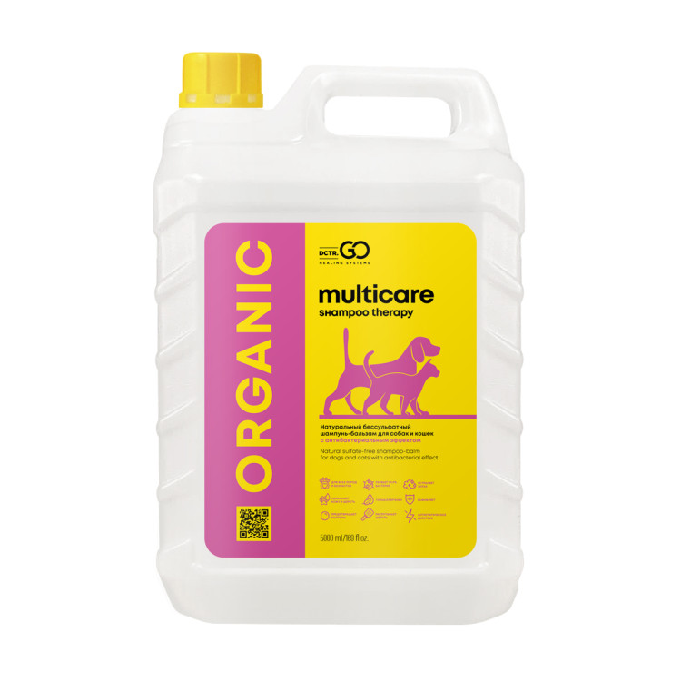 Dctr.Go Шампунь-бальзам для животных  Sнampoo Therapy "Мультиуход" 5000 мл в Рязани