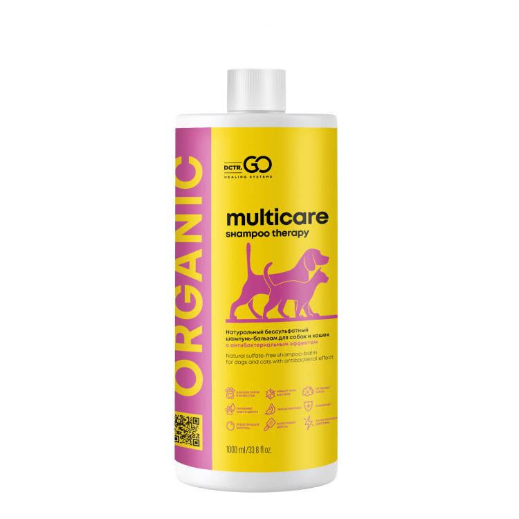 Dctr.Go Шампунь-бальзам для животных Sнampoo Therapy "Мультиуход" 1000 ml в Рязани