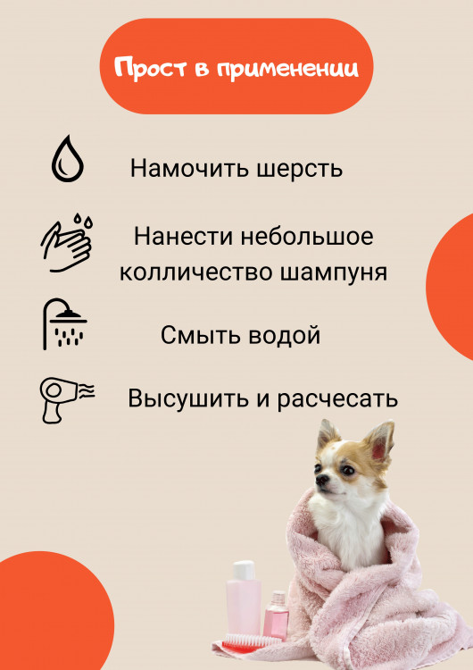 Dctr.Go Шампунь-бальзам для животных  Sнampoo Therapy "Мультиуход" 250 ml в Рязани