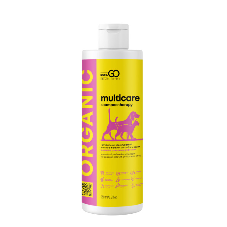 Dctr.Go Шампунь-бальзам для животных  Sнampoo Therapy "Мультиуход" 250 ml в Рязани